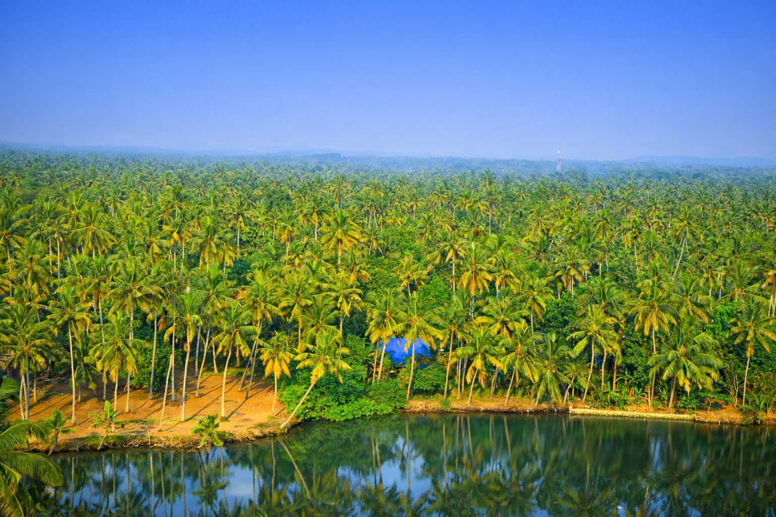 Punnakayal Backwaters sunset near Thai Beach Resort Tiruchendur tourist attraction